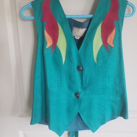 Absolutely Gorgeous Hand made Vest and Jacket - Picture 8 of 12